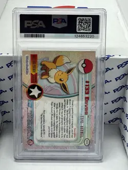 2000 Topps Pokemon TV Eevee #133 PSA 5 EX - Image 2