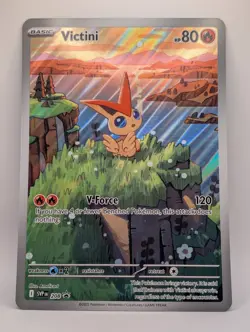 Pokemon TCG - Victini Oversized Promo - 208 - Black star Promo Jumbo - NM - Image 1