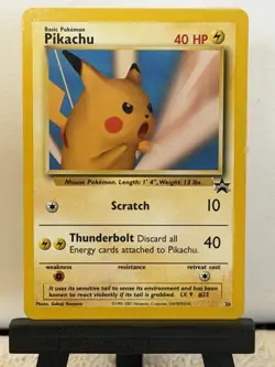 Black Star Promo #26 Pikachu Pokemon League 2001 Pokemon LP - Image 1
