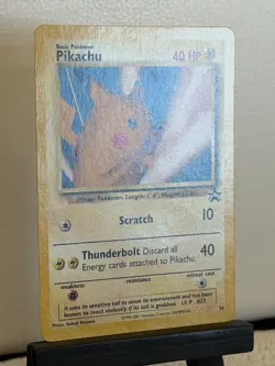 Black Star Promo #26 Pikachu Pokemon League 2001 Pokemon LP - Image 2