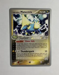 2004 World Championships Promo Team Aqua's Manectric #4/95 Rare Pokemon NM Mint! - Image 1