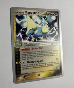 2004 World Championships Promo Team Aqua's Manectric #4/95 Rare Pokemon NM Mint! - Image 2
