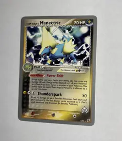2004 World Championships Promo Team Aqua's Manectric #4/95 Rare Pokemon NM Mint! - Image 3