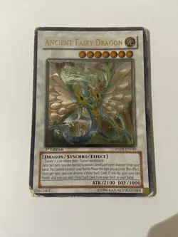 Yugioh Ancient Fairy Dragon - 1ST EDITION - ANPR-EN040 Ultimate Rare HP/DMG - Image 1