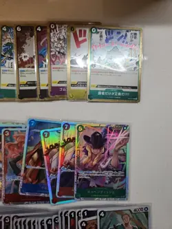 One Piece tcg Card Game ALL HOLOS Cards Collection Mixed Lot - Image 5