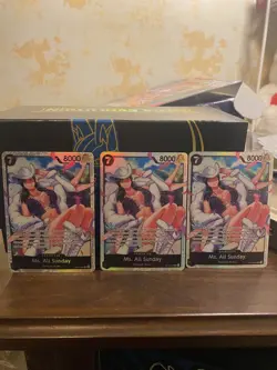 Ms. All Sunday OP14-084 The Azure Sea's Seven SR Foil One Piece x3 - Image 1