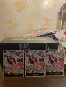Ms. All Sunday OP14-084 The Azure Sea's Seven SR Foil One Piece x3 - Image 3