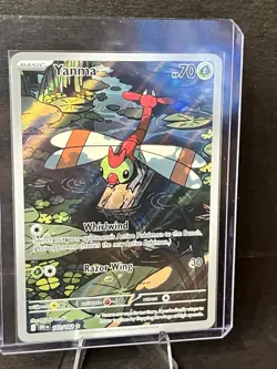Pokemon TCG Yanma Destined Rivals Full Art Rare Card 183/182 - Image 2
