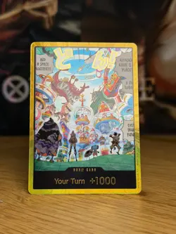 DON!! Card Egghead Gold OP14 One Piece TCG ENGLISH FREE WORLDWIDE SHIPPING - Image 1