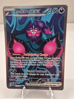 Pokemon Card TCG: Pecharunt EX Ultra Rare Shrouded Fable Card 085/064 NM - Image 1