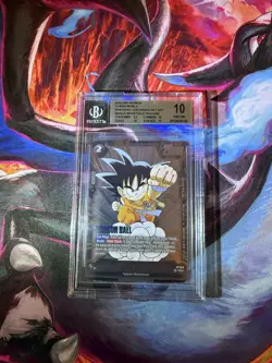 DBS TCG Son Goku Childhood Card FP-049 Fusion World Promo BGS 10 - Image 1