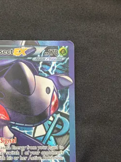 Pokemon Genesect EX TCG Full Art Ultra Rare Holo Card Plasma Blast 97/101 - Image 2