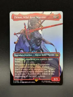 MTG Firion, Wild Rose Warrior R Final Fantasy #0386 FOIL - Image 1