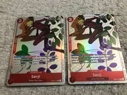 Sanji (Gift Collection 2023) OP01-013 One Piece Promotion Cards English Foil X 2 - Image 1