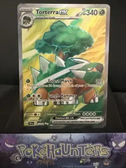 Pokemon Card Torterra ex 185/162 Temporal Forces Full Art Ultra Rare NM - Image 1