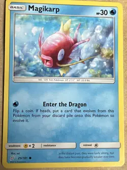 Pokemon TCG Magikarp Sun & Moon - Team Up 29/181 Regular Common - Image 1
