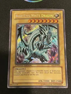 Yugioh Blue-Eyes White Dragon FL1-EN001 Forbidden Legacy Limited Edition LP+ NM - Image 1