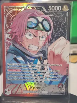 Koby OP11-001 Parallel a Fist of Divine Speed One Piece - Image 1