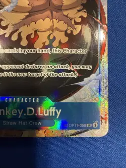One Piece TCG Monkey.D.Luffy OP11-058 Carrying On His Will OP13 Treasure Rare TR - Image 4