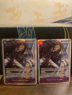 Rosinate & Law EB04-038 [ The Azure Sea's Seven ] SR One Piece TCG English x2 - Image 1