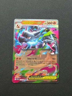 Mega Charizard x Ex 13/94 Ultra Rare Phantasmal Flames Pokemon Card - Image 1