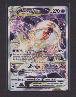 Deoxys VSTAR GG46/GG70 Crown Zenith: Galarian Gallery Ultra Rare Pokemon Card - Image 1