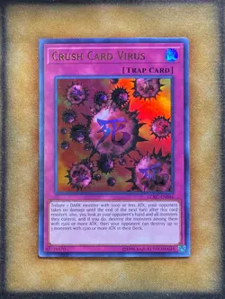 Yugioh Crush Card Virus LCKC-EN046 Ultra Rare SJCS Art NM - Image 1