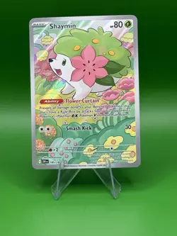 Shaymin 185/182 Sv10: Destined Rivals Holo Illustration Card NM-MT Condition - Image 1