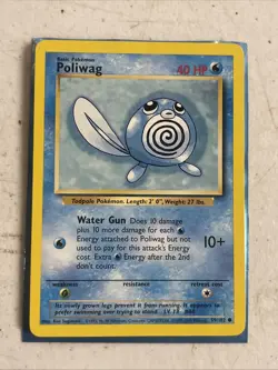 4th Print POLIWAG - 59/102 - Base Set - 4th Print - 1999-2000 - Pokemon Card - - Image 1