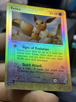 Eevee 63/100 EX Sandstorm 2003 Reverse Holo e-Series Pokemon Card TCG - Image 5