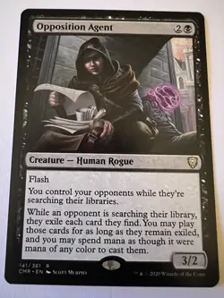 Magic The Gathering Opposition Agent Commander Legends Rare 141/361 MTG NM - Image 1