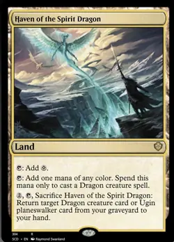 Haven of the Spirit Dragon [Starter Commander Decks] Magic MTG - Image 1