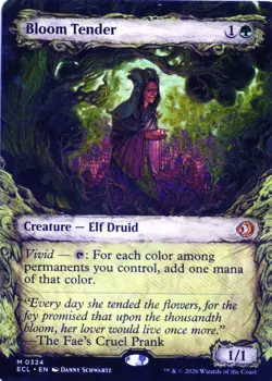MTG Bloom Tender (0324) (Showcase) Lorwyn Eclipsed - Regular - Image 1