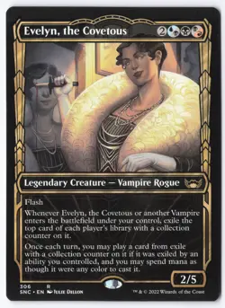 Evelyn, the Covetous (Showcase) R Streets of New Capenna 306 NM - Image 1