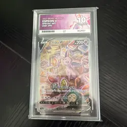 Ace 10 Espeon V 081/069 FA SR S6A Eevee Heroes Japanese Pokemon Card GEM MINT - Image 1