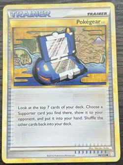 Pokegear 3.0 96/123 Pokemon TCG Heartgold & Soulsilver Uncommon Trainer MINT NM - Image 1