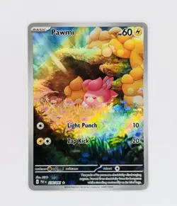Shiny Pawmi 226/091 Illustration Rare NM/M Paldean Fates Pokemon TCG PACK FRESH - Image 1