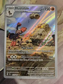 Mudsdale - 175/162 Temporal Forces Illustration Rare Pokemon TCG NM - Image 1