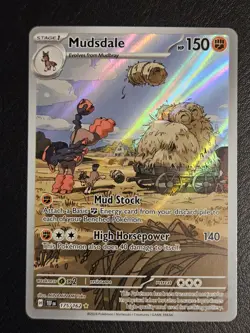 Mudsdale - 175/162 Temporal Forces Illustration Rare Pokemon TCG NM - Image 2
