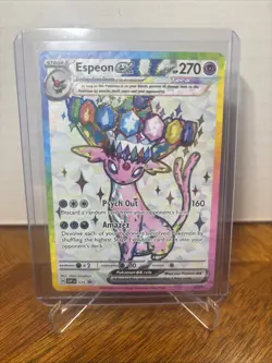 Pokemon Espeon ex SVP 175 Premium Figure Collection Black Star Promo - Image 1