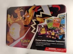 FACTORY SEALED Pokemon TCG Charizard Collectors Treasure Chest Lunch Box - Image 1
