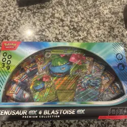 Pokemon Venusaur & Blastoise ex Premium Collection Box Sealed GAMESTOP EXCLUSIVE - Image 1