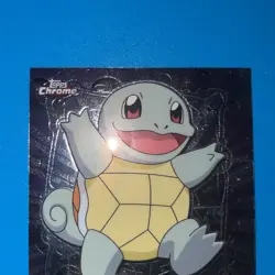 Topps Chrome Pokemon Series 1 Squirtle, Wartortle, & Blastoise - Image 3