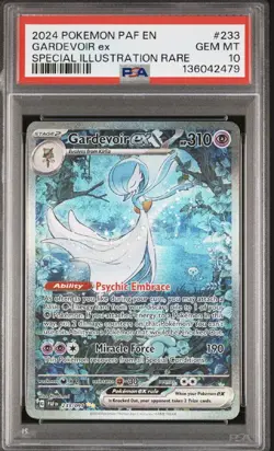 Pokemon Gardevoir ex Paldean Fates Special Illustration Rare #233 PSA 10 - Image 1