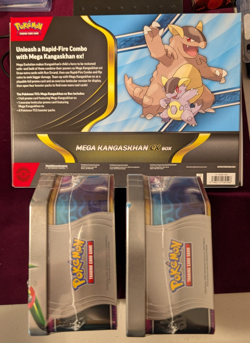 Pokemon Paradox Clash Walking Wake EX & Iron Leaves EX Tins & Mega Kangaskhan EX - Image 2