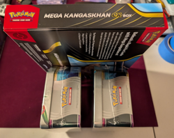 Pokemon Paradox Clash Walking Wake EX & Iron Leaves EX Tins & Mega Kangaskhan EX - Image 5