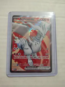 Pokemon TCG Reshiram ex 158/086 SV11W: White Flare Full Art Ultra Rare Holo - Image 1