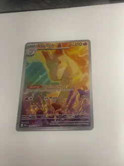 2025 POKEMON DRI EN-DESTINED RIVALS #189 RAPIDASH ILLUSTRATION RARE-L👀K-CLEAN - Image 4