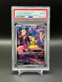 Pokemon Marnie’s Morpeko 206 Sv: Scarlet & Violet Promo PSA 10 GEM - Image 1