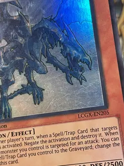 YUGIOH TCG WHITE NIGHT DRAGON LCGX-EN205 ULTRA 1ST ED LP - Image 3